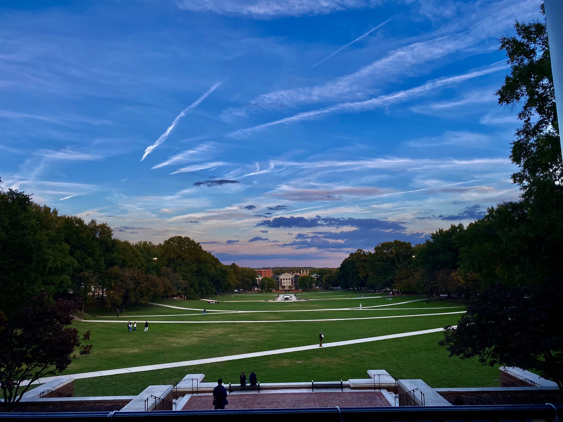 McKeldin Mall at the University of Maryland photographed from a local file.